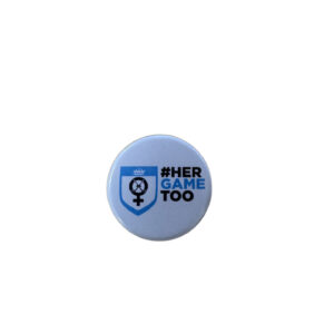 X50 HERGAMETOO ICE HOCKEY BUTTON PIN BADGE
