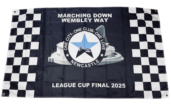 NEWCASTLE CARABAO CUP FINAL FLAG