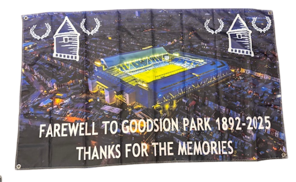 FAREWELL TO GOODISON PARK 1892-2025 FLAG