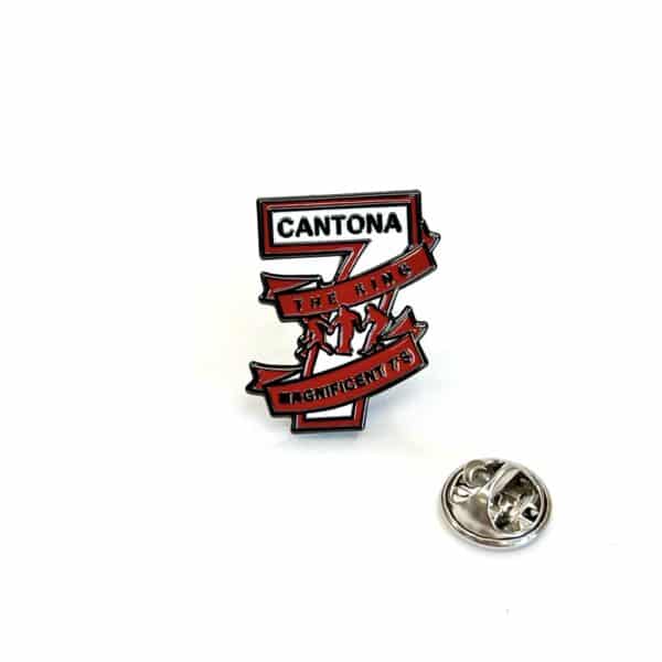 CANTONA MAGNIFICENT 7 BADGE