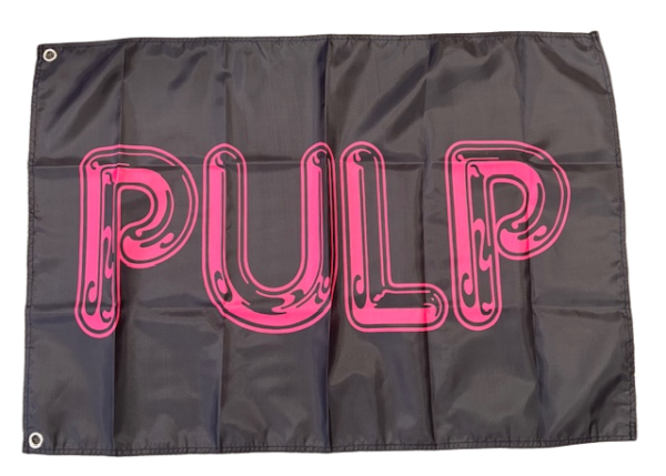 PULP LOGO ROCK BAND FLAG