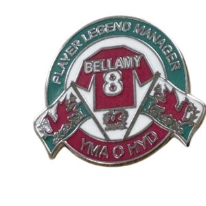 CRAIG BELLAMY WALES LEGEND BADGE