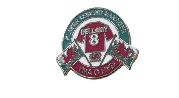 CRAIG BELLAMY WALES LEGEND BADGE