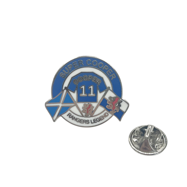 DAVIE COOPER RANGERS LEGEND BADGE